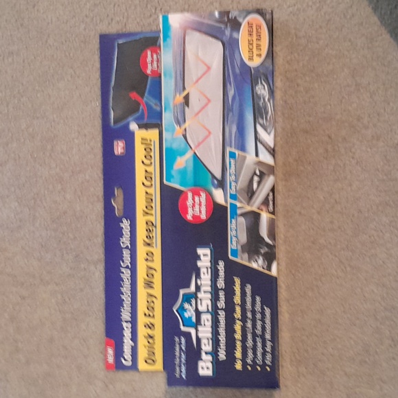 BrellaShield Car & Truck Umbrella Style Pop-Up Sun Shield - Picture 4 of 6